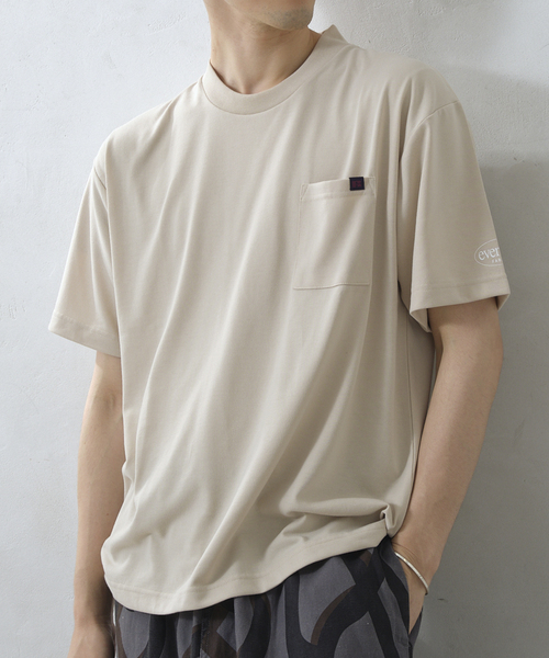 Russell Athletic（ラッセルアスレティック）の「RUSSELL ATHLETIC 別注 Ever Dry ポケットTシャツ（Tシャツ/カットソー・メンズ・ブラック/ホワイト/ベージュ系その他/ネイビー・MEDIUM/LARGE）」の3枚目の写真