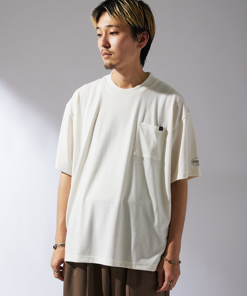 Russell Athletic（ラッセルアスレティック）の「RUSSELL ATHLETIC 別注 Ever Dry ポケットTシャツ（Tシャツ/カットソー・メンズ・ブラック/ホワイト/ベージュ系その他/ネイビー・MEDIUM/LARGE）」の8枚目の写真