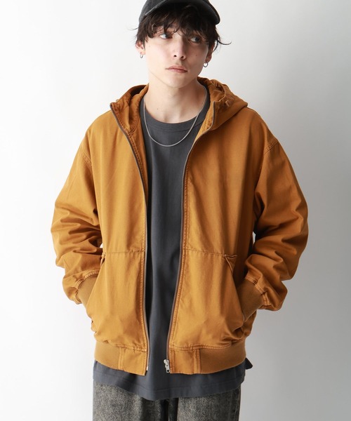 RAGEBLUE（レイジブルー）の「ヴィンテージライク/デニムダックフードワークブルゾン（ブルゾン・メンズ・ブラウン/ブルー/スミクロ・MEDIUM/LARGE）」の11枚目の写真