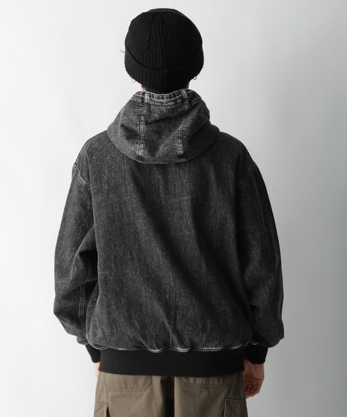 RAGEBLUE（レイジブルー）の「ヴィンテージライク/デニムダックフードワークブルゾン（ブルゾン・メンズ・ブラウン/ブルー/スミクロ・MEDIUM/LARGE）」の20枚目の写真