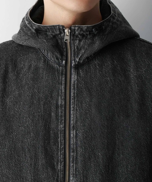 RAGEBLUE（レイジブルー）の「ヴィンテージライク/デニムダックフードワークブルゾン（ブルゾン・メンズ・ブラウン/ブルー/スミクロ・MEDIUM/LARGE）」の21枚目の写真