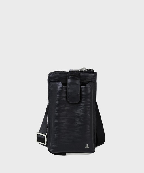 LANVIN collection（ランバン コレクション）の「RHEIN EMBOSSED LEATHER MULTI-PURPOSE CASE【エンボスレザー マルチケース】（その他小物・メンズ・ダークグリーン/ブラック/ネイビー・FREE）」の2枚目の写真