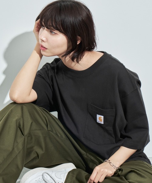 WEGO/CARHARTTワンポイントポケットT（Tシャツ/カットソー）｜Carhartt（カーハート）