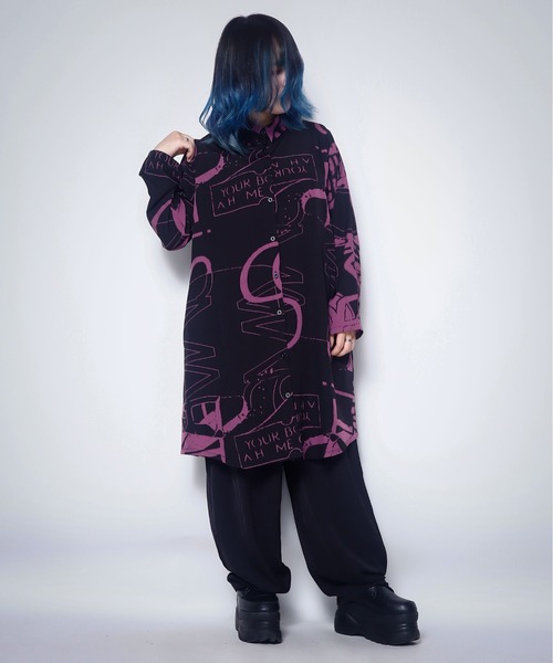 rovtski(ロフトスキー)の「モノトーンロングブラウス(シャツ/ブラウス・レディース・パープル/グレー/ベージュ/カーキ・FREE)」の20枚目の写真