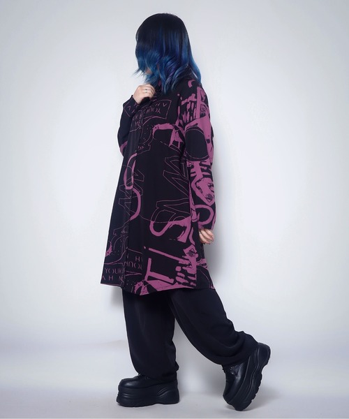 rovtski(ロフトスキー)の「モノトーンロングブラウス(シャツ/ブラウス・レディース・パープル/グレー/ベージュ/カーキ・FREE)」の21枚目の写真