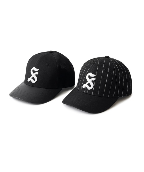 Subciety(サブサエティ)の「SWITCHED CAP(キャップ・メンズ・ブラック/ストライプ・FREE)」の3枚目の写真