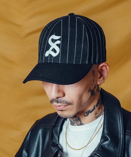 Subciety(サブサエティ)の「SWITCHED CAP(キャップ・メンズ・ブラック/ストライプ・FREE)」の12枚目の写真
