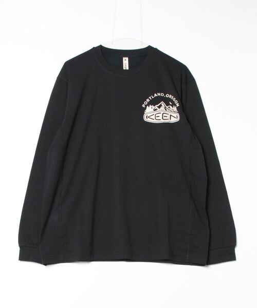 KEEN(キーン)の「HARVEST TECH LS TEE / ハーベスト テック ロングスリーブ ティー / 長袖Tシャツ(Tシャツ/カットソー・メンズ・ブラック・L/XL/M/S)」の6枚目の写真