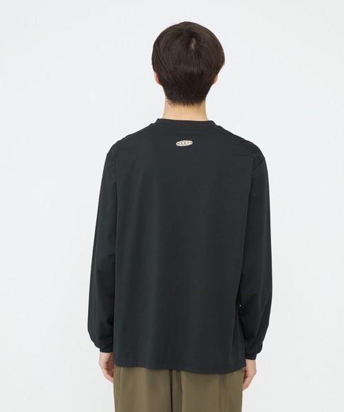 KEEN(キーン)の「HARVEST TECH LS TEE / ハーベスト テック ロングスリーブ ティー / 長袖Tシャツ(Tシャツ/カットソー・メンズ・ブラック・L/XL/M/S)」の4枚目の写真