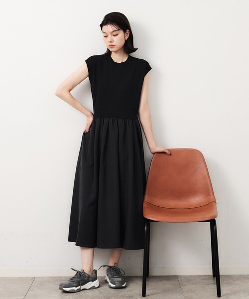 OPAQUE.CLIP（オペークドットクリップ）の「ボリュームソールメッシュスニーカー（スニーカー・レディース・ブラック/チャコールグレー・02/03）」の8枚目の写真