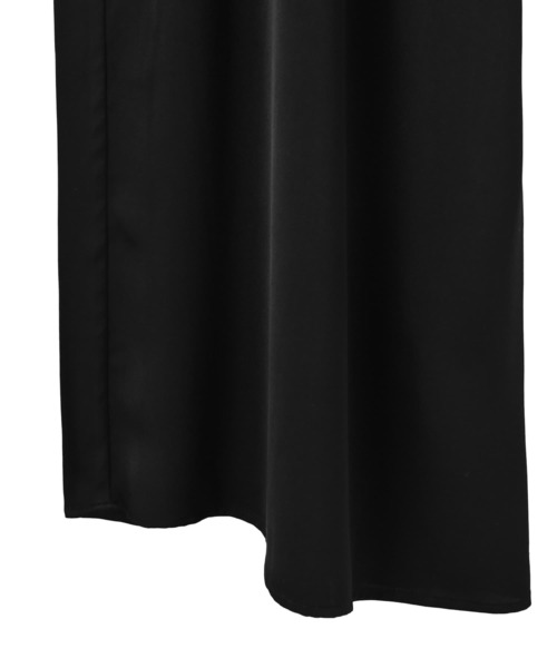 STYLE DELI(スタイルデリ)の「【BLK001】アシンメトリー切り替えシャツワンピース(ワンピース・レディース・ライトグレー/ブラック・FREE)」の19枚目の写真