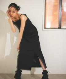 【ANDRESD】cutting curve dressドレス ロング 結婚式 ワンピース パーティードレス オケージョンドレス お呼ばれ 二次会 成人式 同窓会