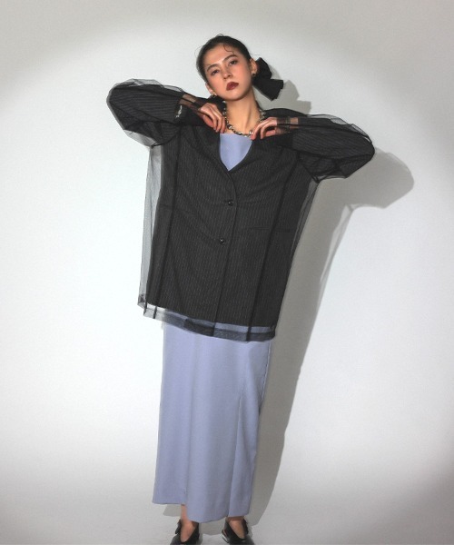 セール】【ANDRESD】cutting curve dressドレス ロング 結婚式