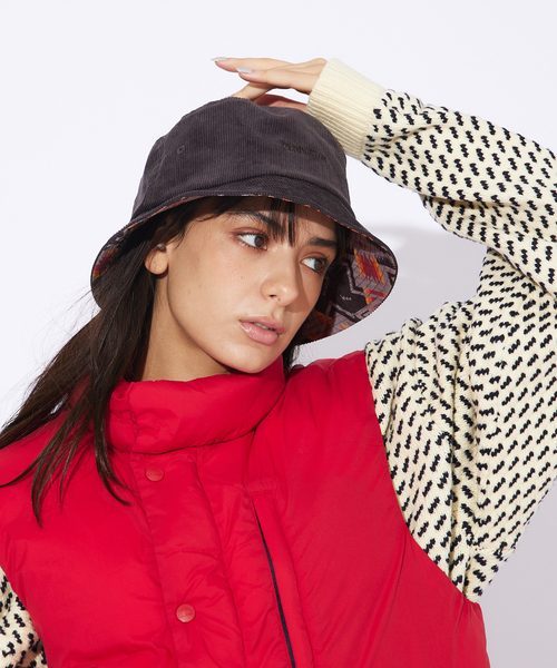 PENDLETON(ペンドルトン)の「WEB限定【PENDLETON /ペンドルトン 】 CORDUROY HAT /コーデュロイ バケットハット /ユニセックス(ハット・メンズ・ベージュ/ブラウン/ブラック・フリー)」の2枚目の写真