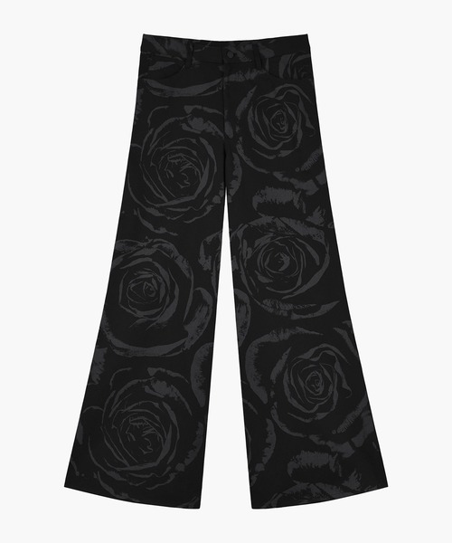 パンツ LAD MUSICIAN BIG ROSE WIDE FLARE SLACKS LAD MUSICIAN BIG ROSE WIDE FLARE SLACKS