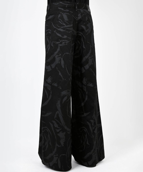 パンツ LAD MUSICIAN BIG ROSE WIDE FLARE SLACKS LAD MUSICIAN BIG ROSE WIDE FLARE SLACKS