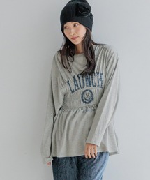 LOWRYS FARM | リメイクシャーリングTLS 146012(Tシャツ/カットソー)