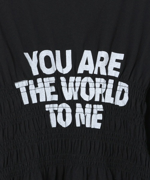 LOWRYS FARM（ローリーズファーム）の「リメイクシャーリングＴＬＳ 146012（Tシャツ/カットソー・レディース・オフホワイト/チャコールグレー/グレー・FREE）」の11枚目の写真