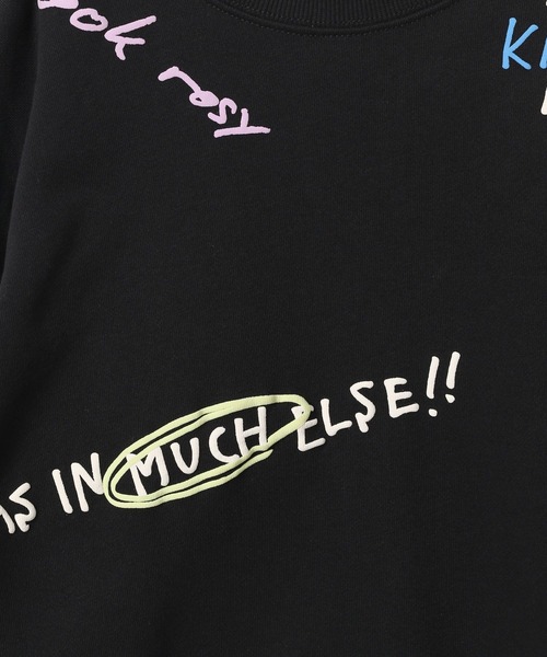 LEPSIM（レプシィム）の「【KIDS】手描きロゴスウェット　158555（スウェット・キッズ・ライトベージュ/ブラック/レッド・140/120）」の13枚目の写真