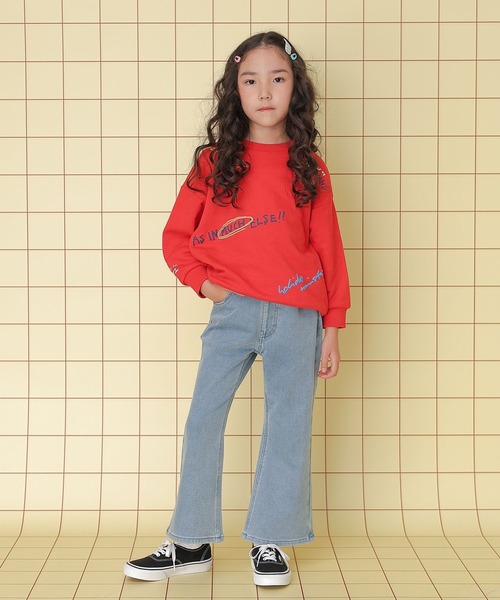 LEPSIM（レプシィム）の「【KIDS】手描きロゴスウェット　158555（スウェット・キッズ・ライトベージュ/ブラック/レッド・140/120）」の18枚目の写真