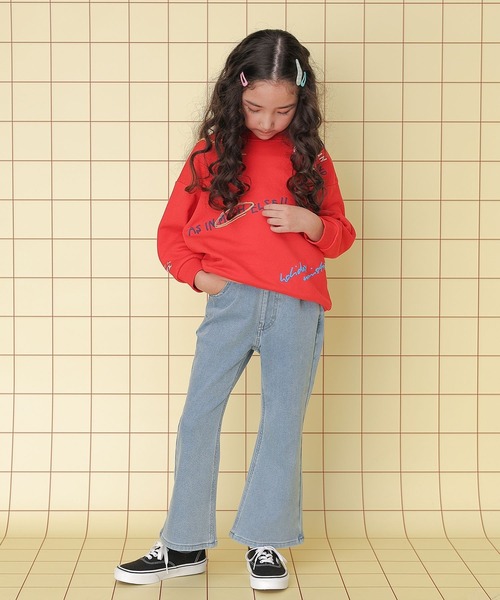 LEPSIM（レプシィム）の「【KIDS】手描きロゴスウェット　158555（スウェット・キッズ・ライトベージュ/ブラック/レッド・140/120）」の19枚目の写真