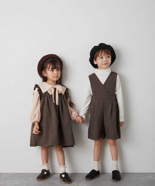 Rielle Riche ベージュ サロペット