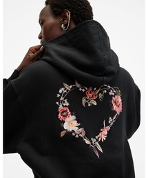パーカー UNITY LOGO RELAXED FIT PIPPA HOODIE | UNITY ロゴ リラックス フィット ピッパ フーディー レデ ALLSAINTS（オールセインツ）の「UNITY LOGO RELAXED FIT PIPPA