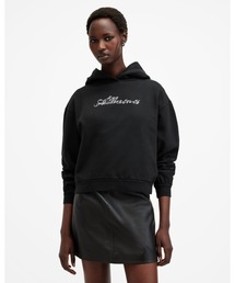 パーカー UNITY LOGO RELAXED FIT PIPPA HOODIE | UNITY ロゴ リラックス フィット ピッパ フーディー レデ ALLSAINTS（オールセインツ）の「UNITY LOGO RELAXED FIT PIPPA