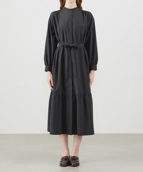 MACKINTOSH PHILOSOPHY（ﾏｯｷﾝﾄｯｼｭ ﾌｨﾛｿﾌｨｰ）の「ティアードシャツワンピース（ワンピース・レディース・イエロー/ブラック・38/36）」の9枚目の写真