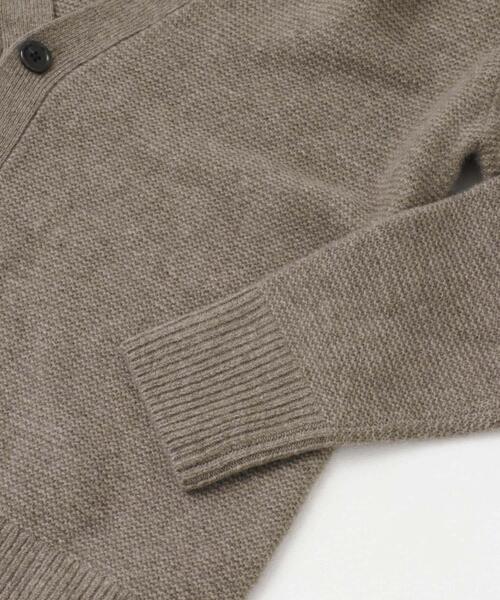 URBAN RESEARCH ROSSO MEN(アーバンリサーチロッソメン)の「『XLサイズあり』ハミルトンウールガーター編みVネックカーディガン(カーディガン/ボレロ・メンズ・グレー/グレー系その他/ブラック/レッド系その他・SMALL/MEDIUM/LARGE/X-LARGE)」の14枚目の写真
