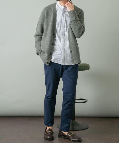 セール】『XLサイズあり』ハミルトンウールガーター編みVネック