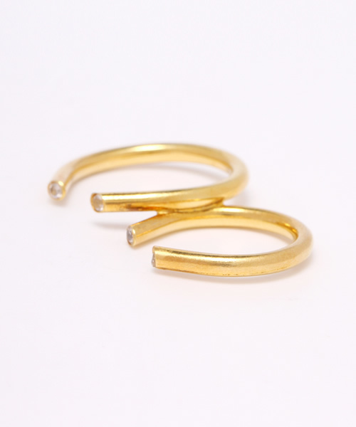 VIA BUS STOP（ヴィアバスストップ）の「jorge morales リング（リング・レディース・ゴールド・11）」の2枚目の写真