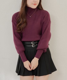 【WEB限定】袖ボリュームニット