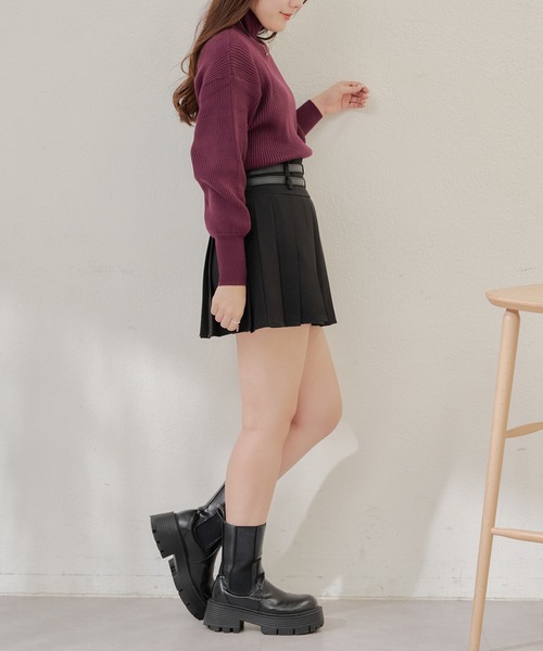 Remind me and forever(リマインドミーアンドフォーエバー)の「【WEB限定】袖ボリュームニット(ニット/セーター・レディース・ボルドー/アイボリー/ブラック/その他12・FREE)」の16枚目の写真
