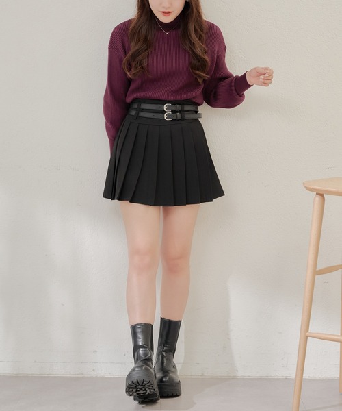 Remind me and forever(リマインドミーアンドフォーエバー)の「【WEB限定】袖ボリュームニット(ニット/セーター・レディース・ボルドー/アイボリー/ブラック/その他12・FREE)」の18枚目の写真