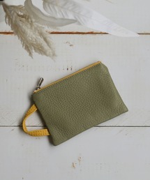 colleca la（コレカラ）の「バイカラーレザーミニポーチ/コインケース/カードケース（コインケース）」