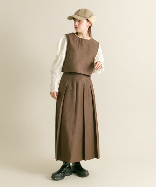 KBF（ケイビーエフ）の「フライトボアCAP（キャップ・レディース・チャコールグレー/ブラウン系その他・ONE）」の10枚目の写真