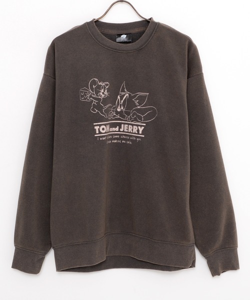 Tom&Jerry(トムアンドジェリー)の「『TOM&JERRY/トムアンドジェリー』USED風WIDEスウェット トレーナー【Z】(スウェット・レディース・イエロー系1/スミクロ・XL/L/M)」の17枚目の写真