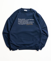 WAVE LOGO CREW NECK SWEAT / ウェーブロゴクルーネックスウェット