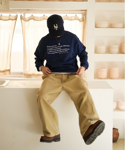 WAVE LOGO CREW NECK SWEAT / ウェーブロゴクルーネックスウェット