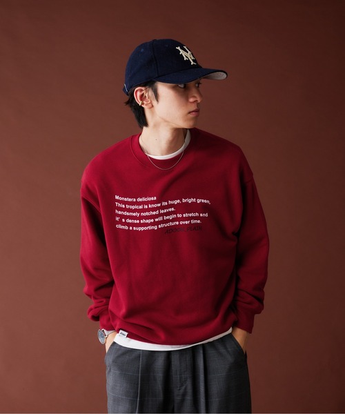 WAVE LOGO CREW NECK SWEAT / ウェーブロゴクルーネック