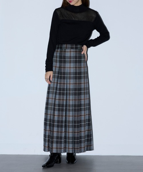 MAISON BREEZE reveur(メゾンブリーズレヴール)の「【MAISON BREEZE reveur】アンゴラタッチニット シアー切替ハイネックプルオーバー XNN(ニット/セーター・レディース・グレー/アイボリー/ブラック・FREE)」の20枚目の写真