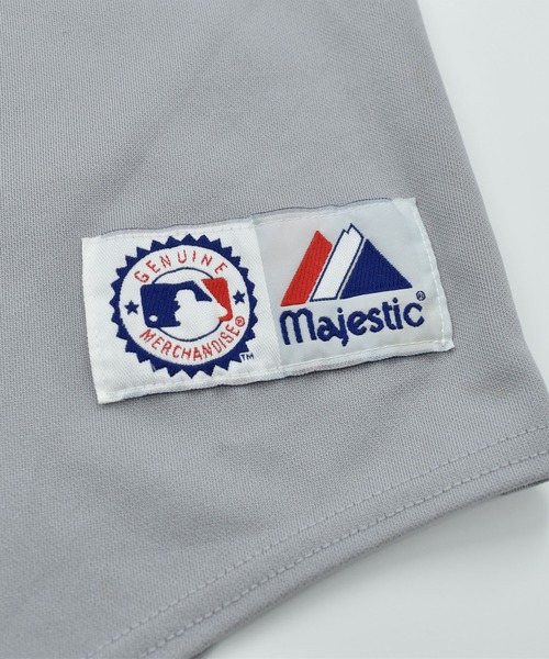 MAJESTIC（マジェスティック）の「【ヴィンテージ古着】Majestic “MLB Detroit Tigers/ #28 GRANDERSON” ゲームシャツ（その他トップス・メンズ・グレー・LARGE）」の9枚目の写真