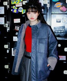 niko and... | [MODE NORM CORE]フェイクムートンジップブルゾン(ブルゾン)