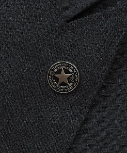 CONVERSE TOKYO(コンバーストウキョウ)の「COMBAT WOOL DOUBLE BREASTED SETUP JACKET (CORDURA fabric)(テーラードジャケット・レディース・チャコールグレー/ブラック・SMALL/MEDIUM)」の16枚目の写真