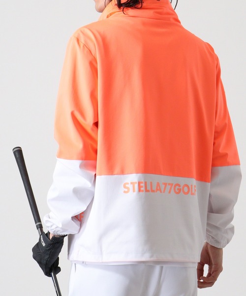 stella77golf(ステラセブンティーンセブンゴルフ)の「防風切替スタンド襟ゴルフJKT(マウンテンパーカー・メンズ・ブラック/ブラック×ホワイト/ブラック×イエロー/イエロー系/オレンジ系・XL/XXL/M/L)」の19枚目の写真