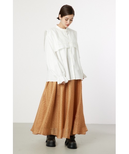 RODEO CROWNS WIDE BOWL（ロデオクラウンズワイドボウル）の「ボリュームマキシスカート（スカート・レディース・ブラック系その他/ブラウン系その他/ライトベージュ・FREE）」の12枚目の写真