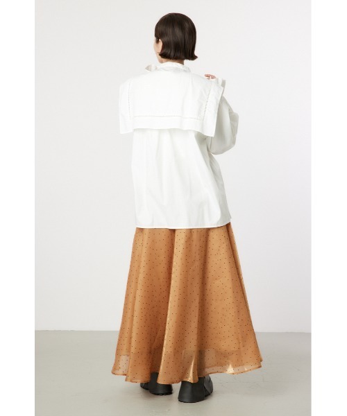 RODEO CROWNS WIDE BOWL（ロデオクラウンズワイドボウル）の「ボリュームマキシスカート（スカート・レディース・ブラック系その他/ブラウン系その他/ライトベージュ・FREE）」の13枚目の写真