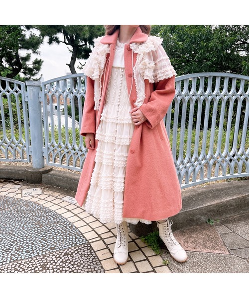 PINK HOUSE（ピンクハウス）の「リボンモチーフ使いヨークカラーニット