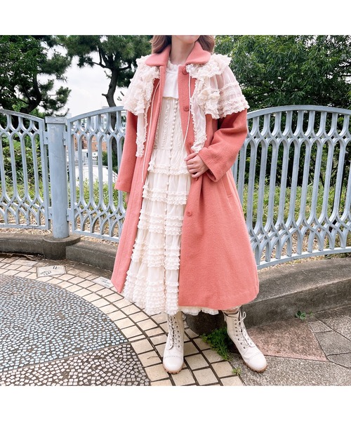 PINK HOUSE（ピンクハウス）の「リボンモチーフ使いヨークカラーニット